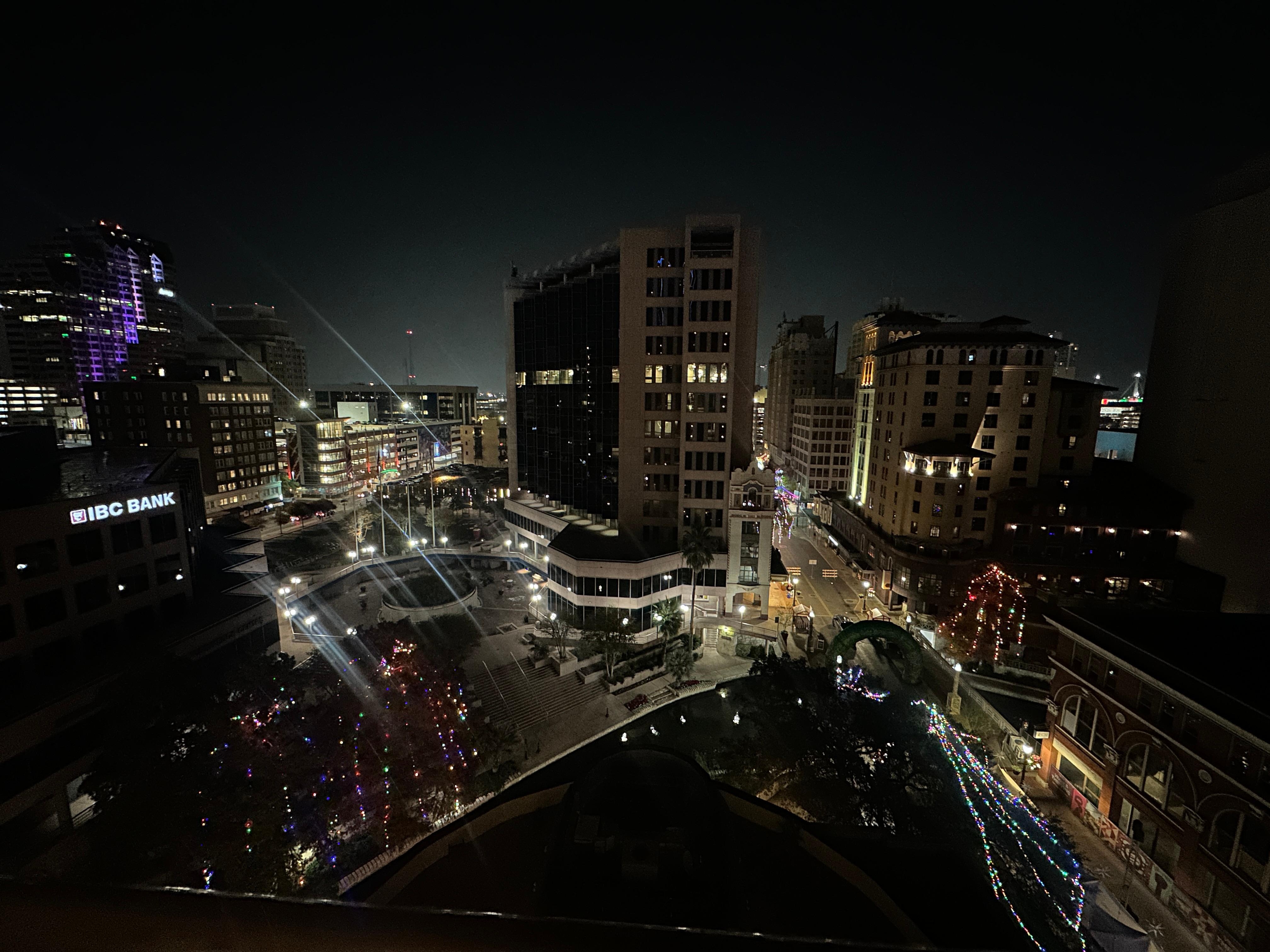 Our view from the Balcony. 