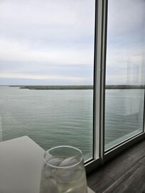 View from couch in living room