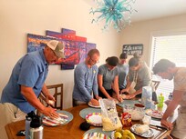 The kitchen table area