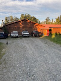 The house from the front.