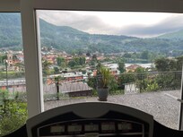 View from treadmill