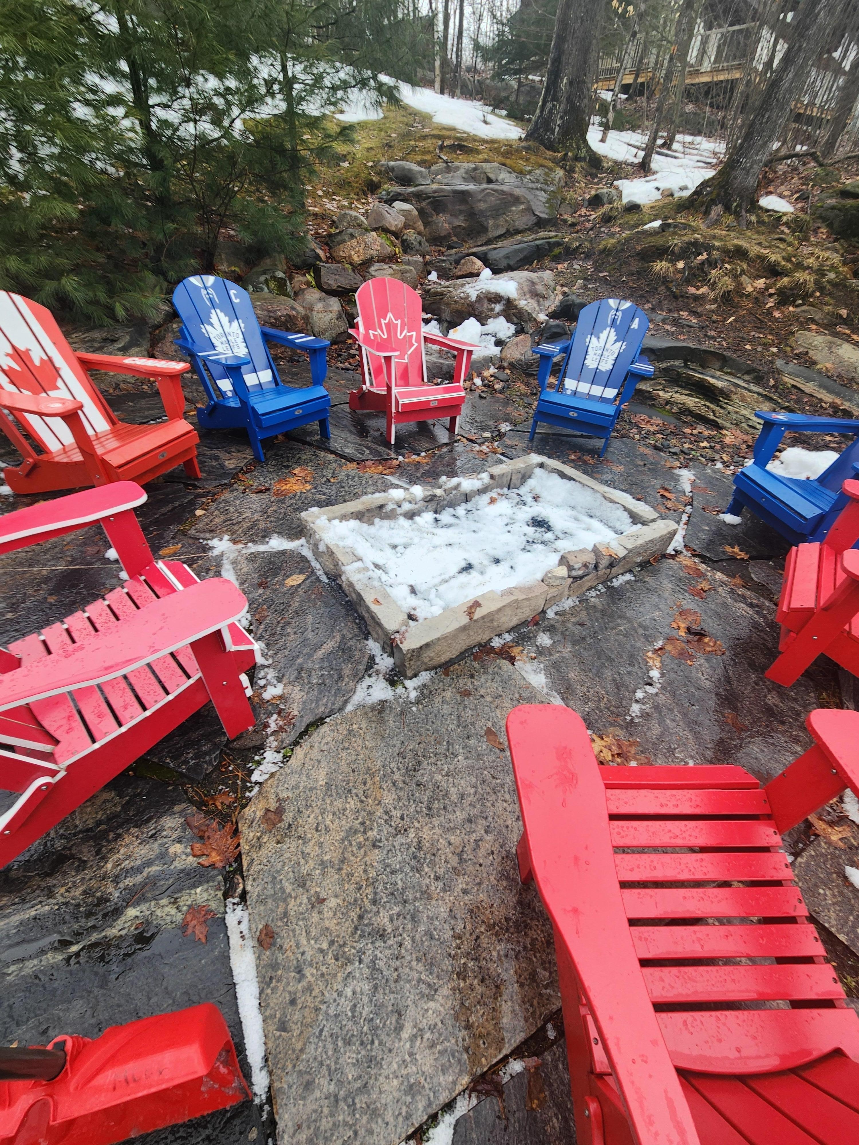 Fire pit, beautiful spot