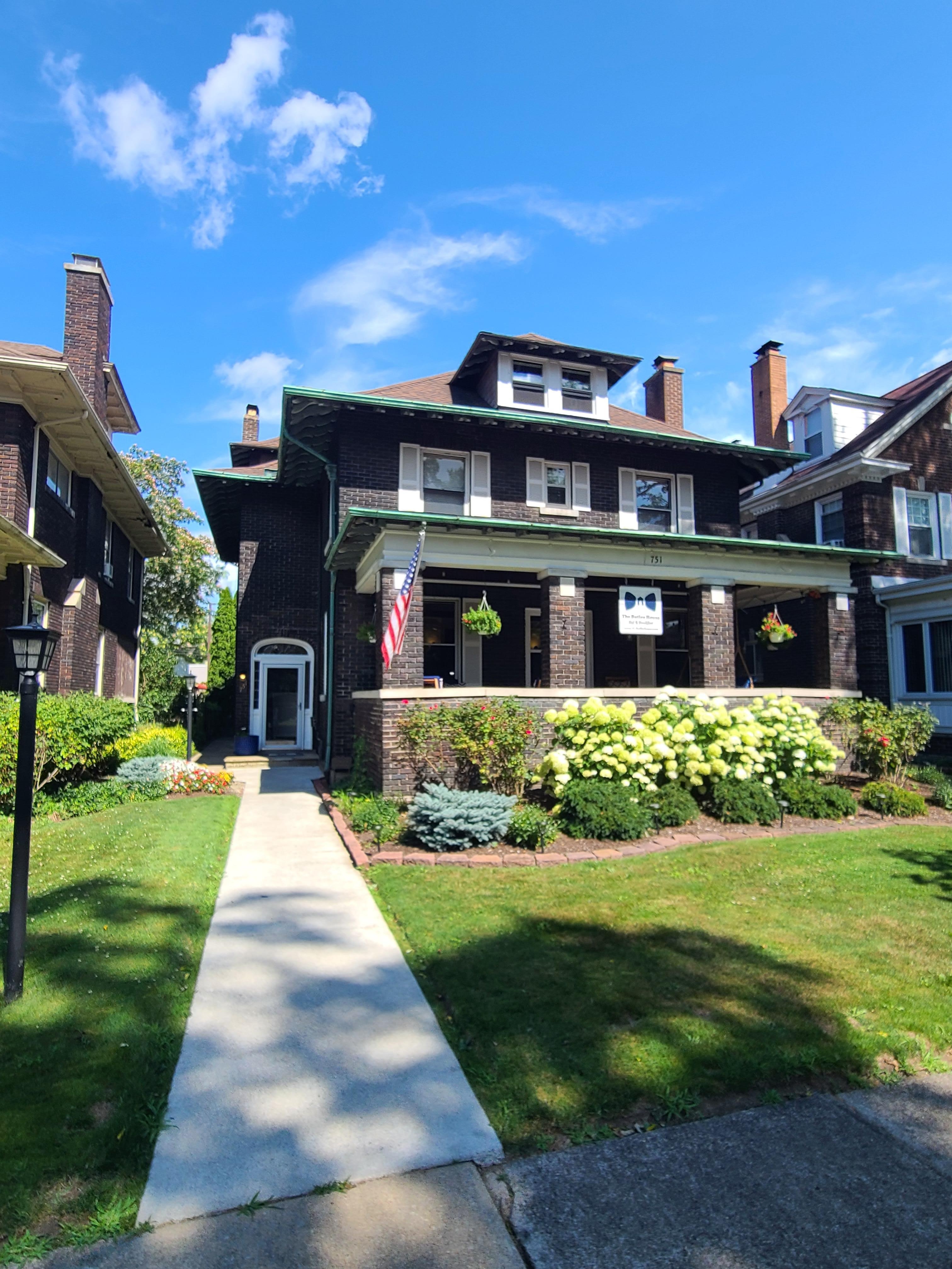 Front view of the Butler House