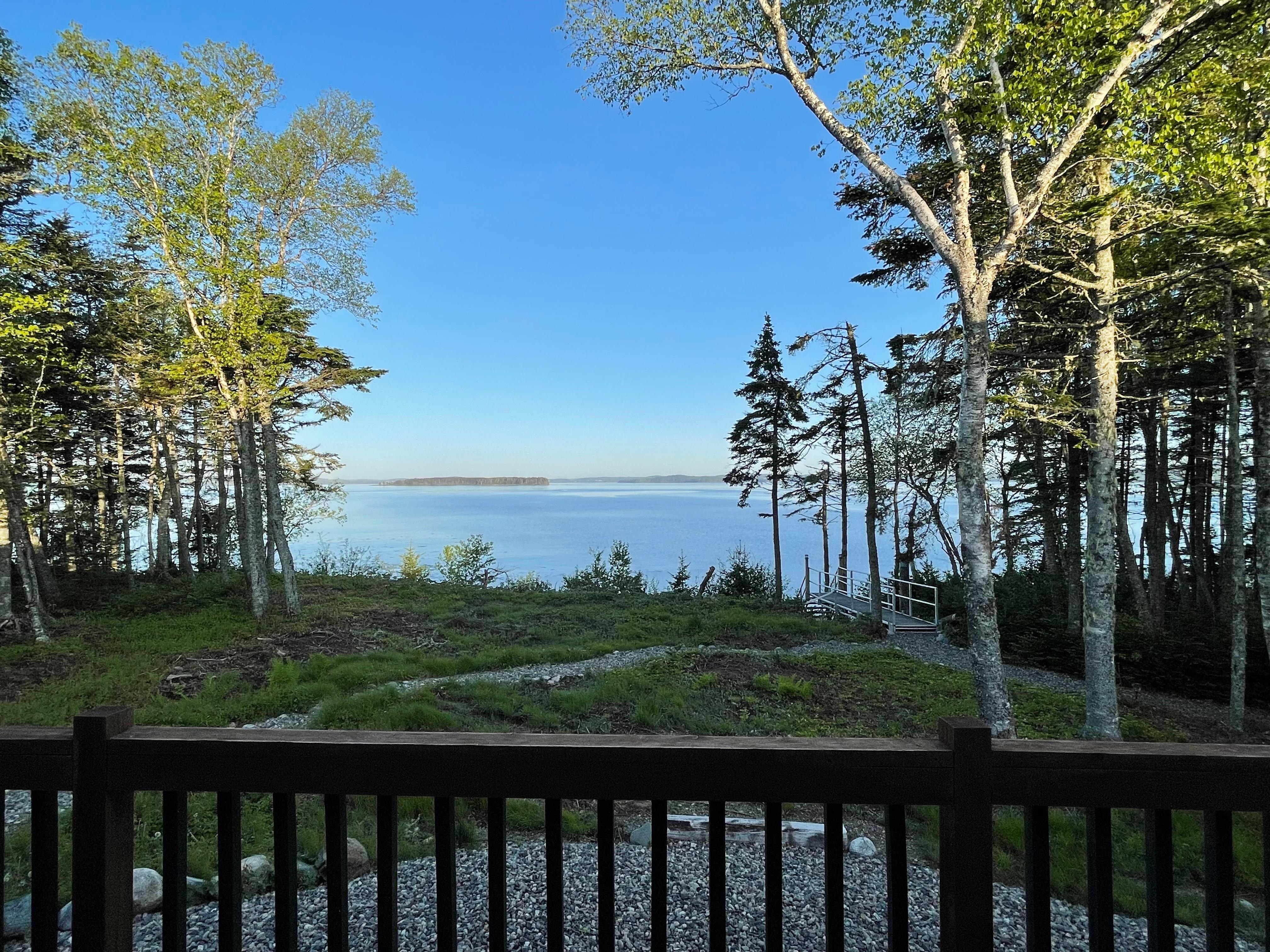 View from back deck!