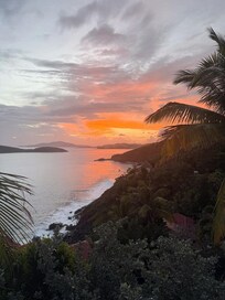 Sunset from the balcony