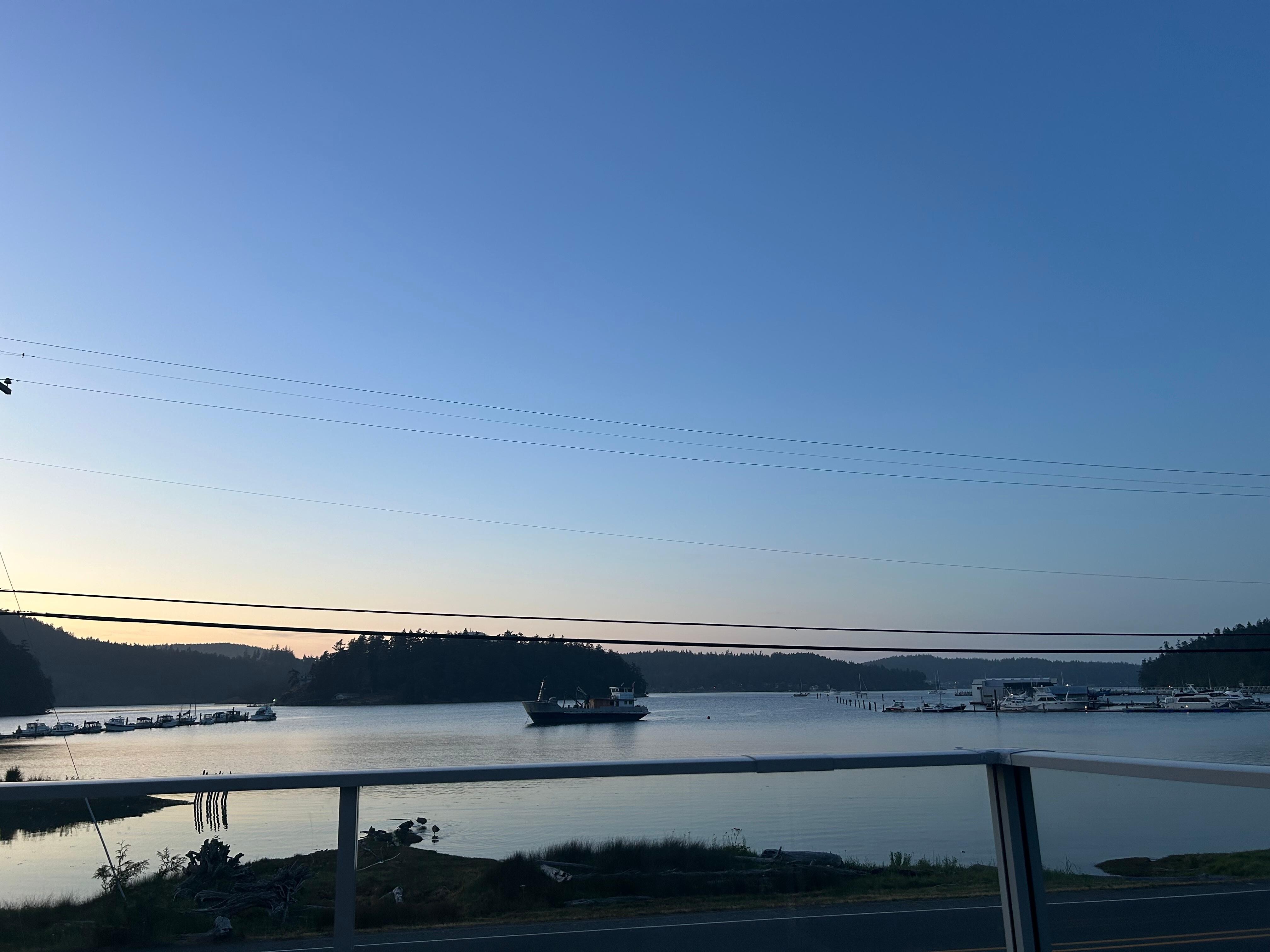 View off the balcony 
