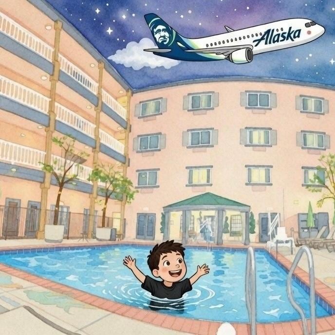 I enjoyed the sound of airplanes all day 