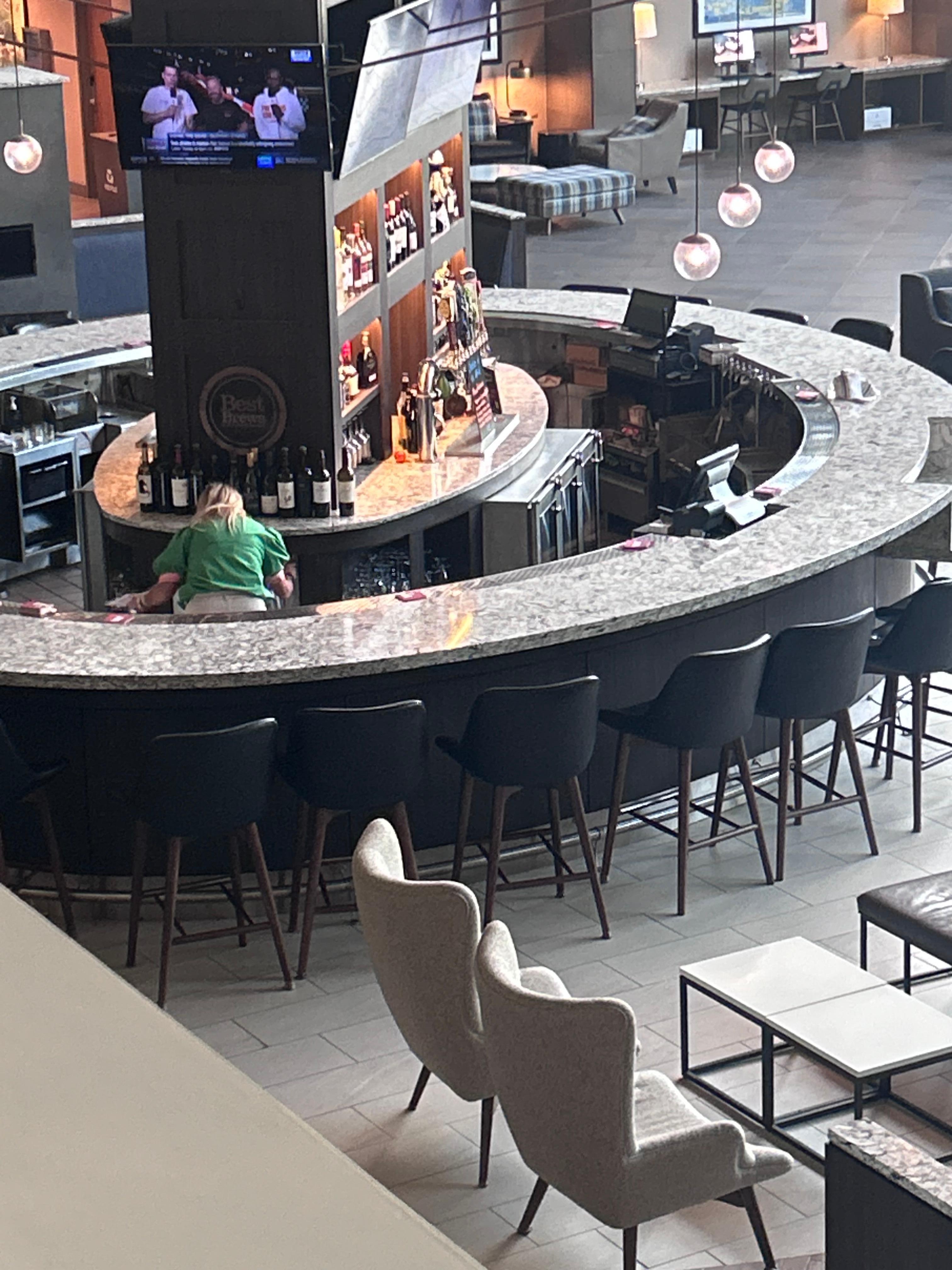 View of the bar from 2nd floor