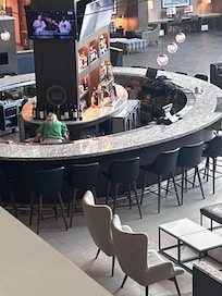 View of the bar from 2nd floor