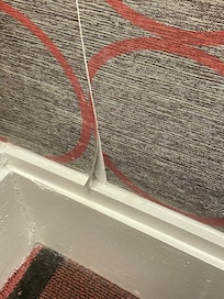 Peeling wallpaper
