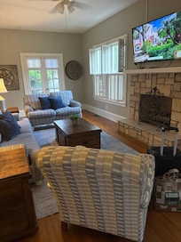 Upstairs big room connected to balcony.