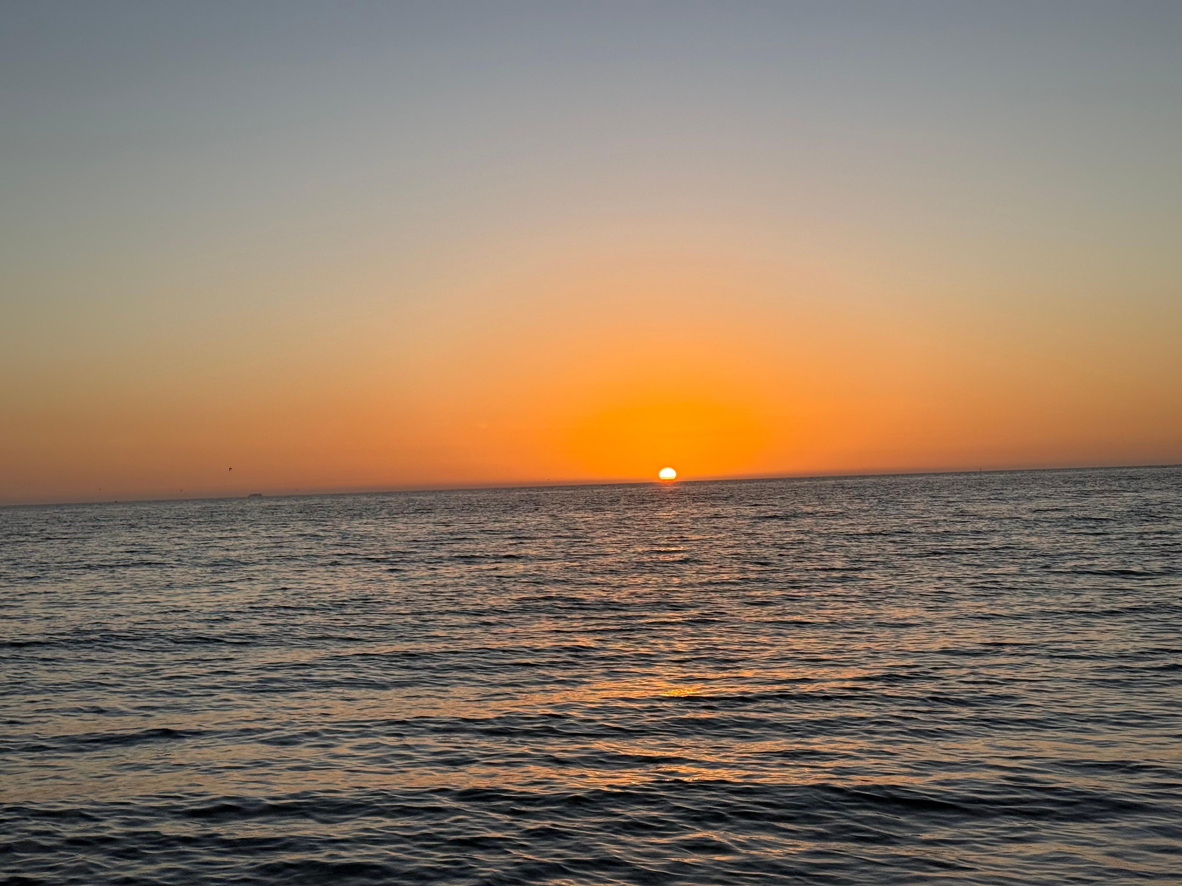 Sunset every night! Beautiful beach.