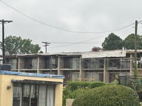 Storm damage from a few years back but they are working on getting fixed.