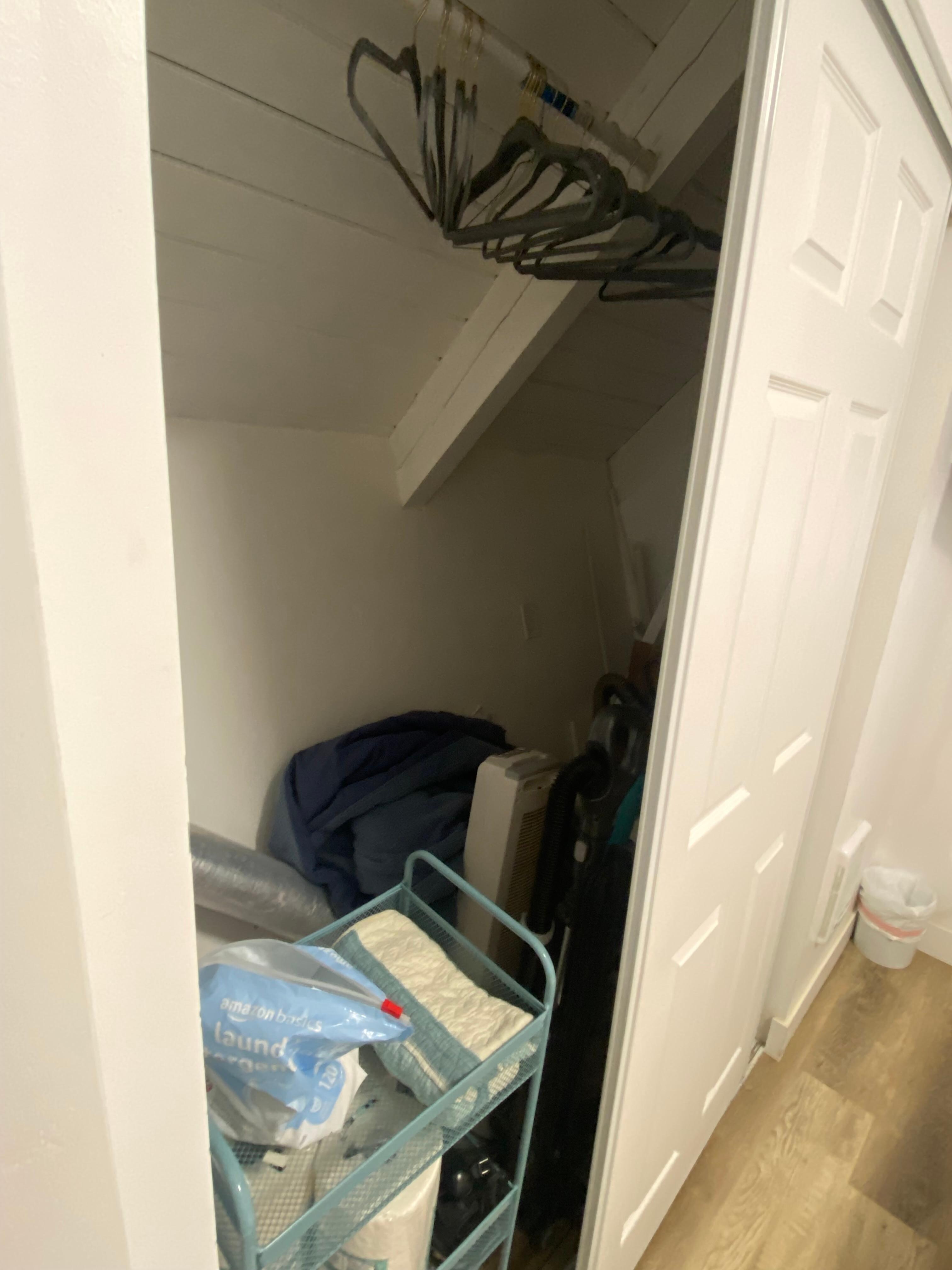 No space in the closet to put your clothes