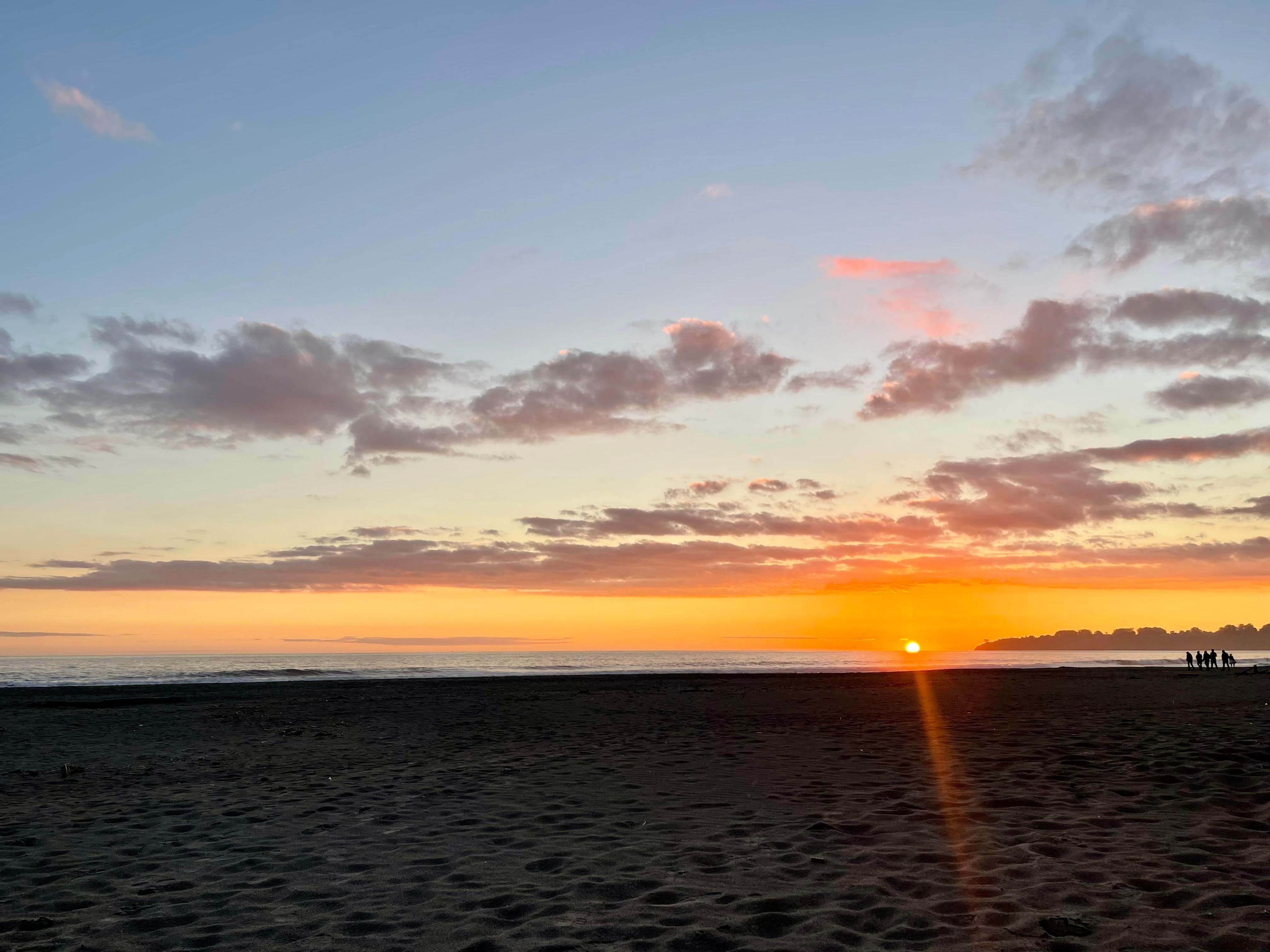 Sunset just steps from stay