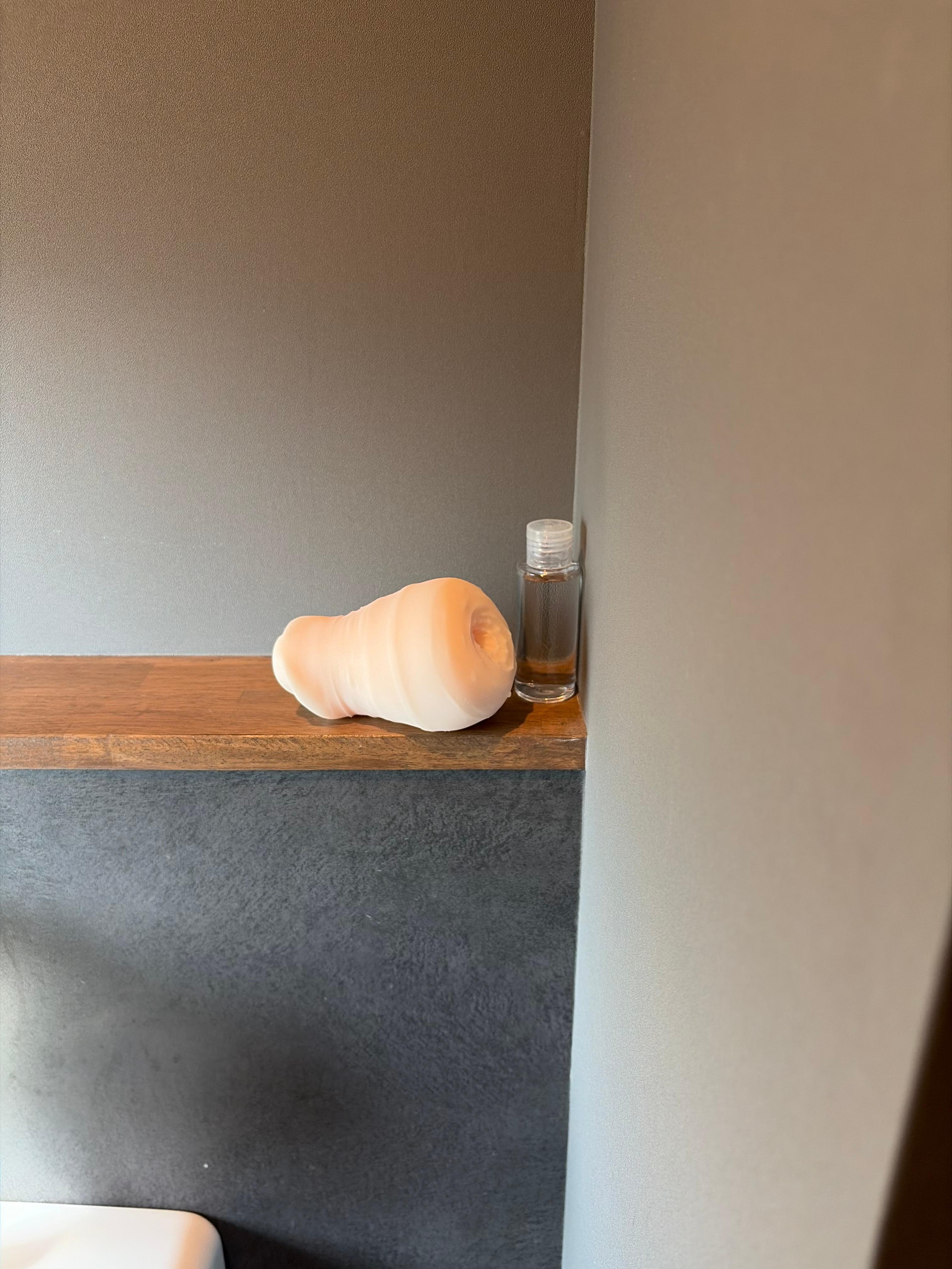 This was in the men’s bathroom for a week straight 