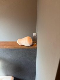 This was in the men’s bathroom for a week straight