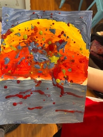 Great community art area in sand point