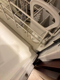 Water sitting in the bottom of dishwasher that smelled awful