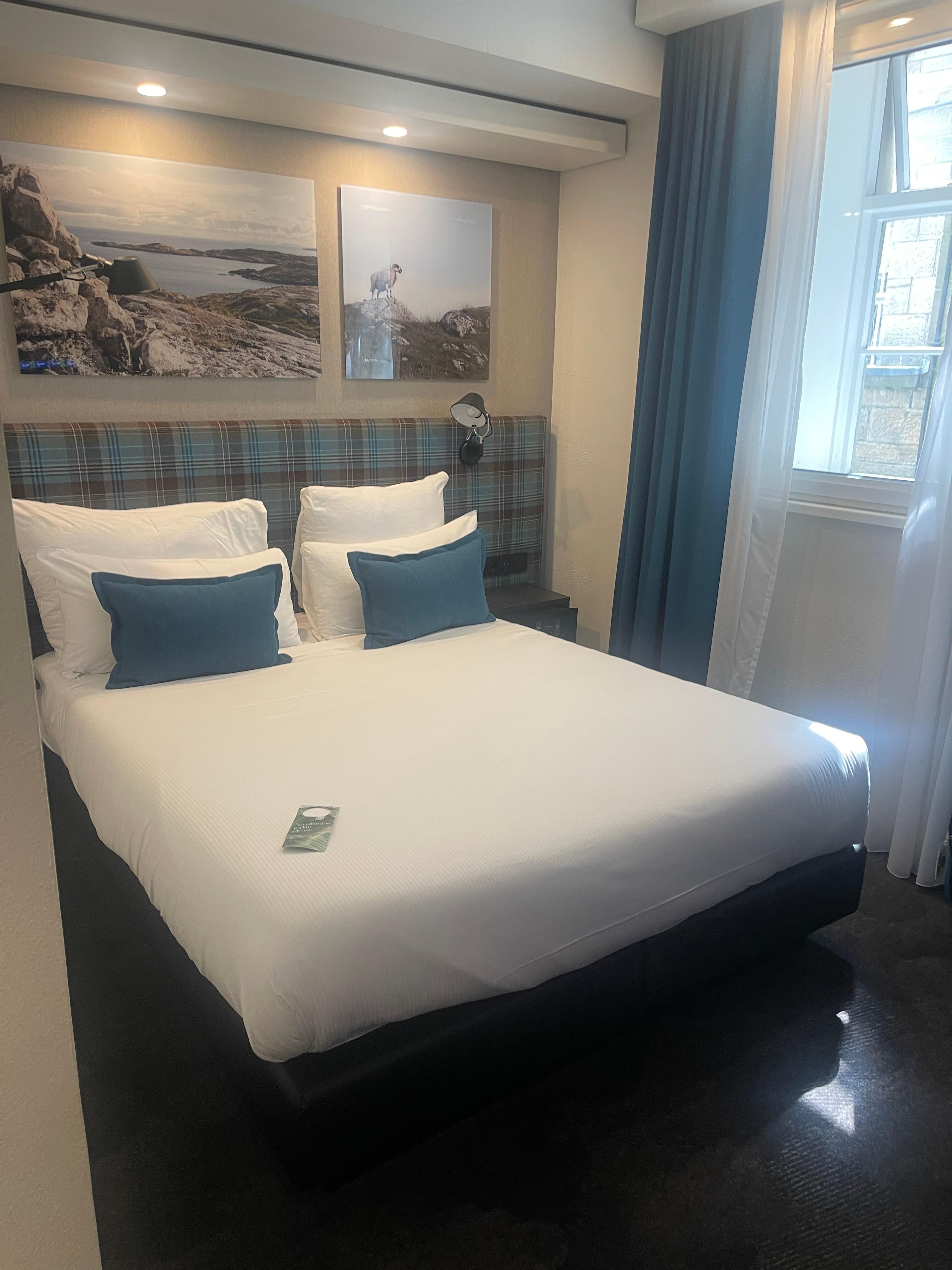 Small and Cozy Standard Room Double Bed. There was also a small desk. Bathroom was nice. Modern. Good Shower. Just what we needed to sleep and get ready for our sightseeing. 