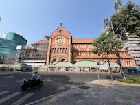 Notre Dame Cathedral Saigon next to the Saigon Post Office