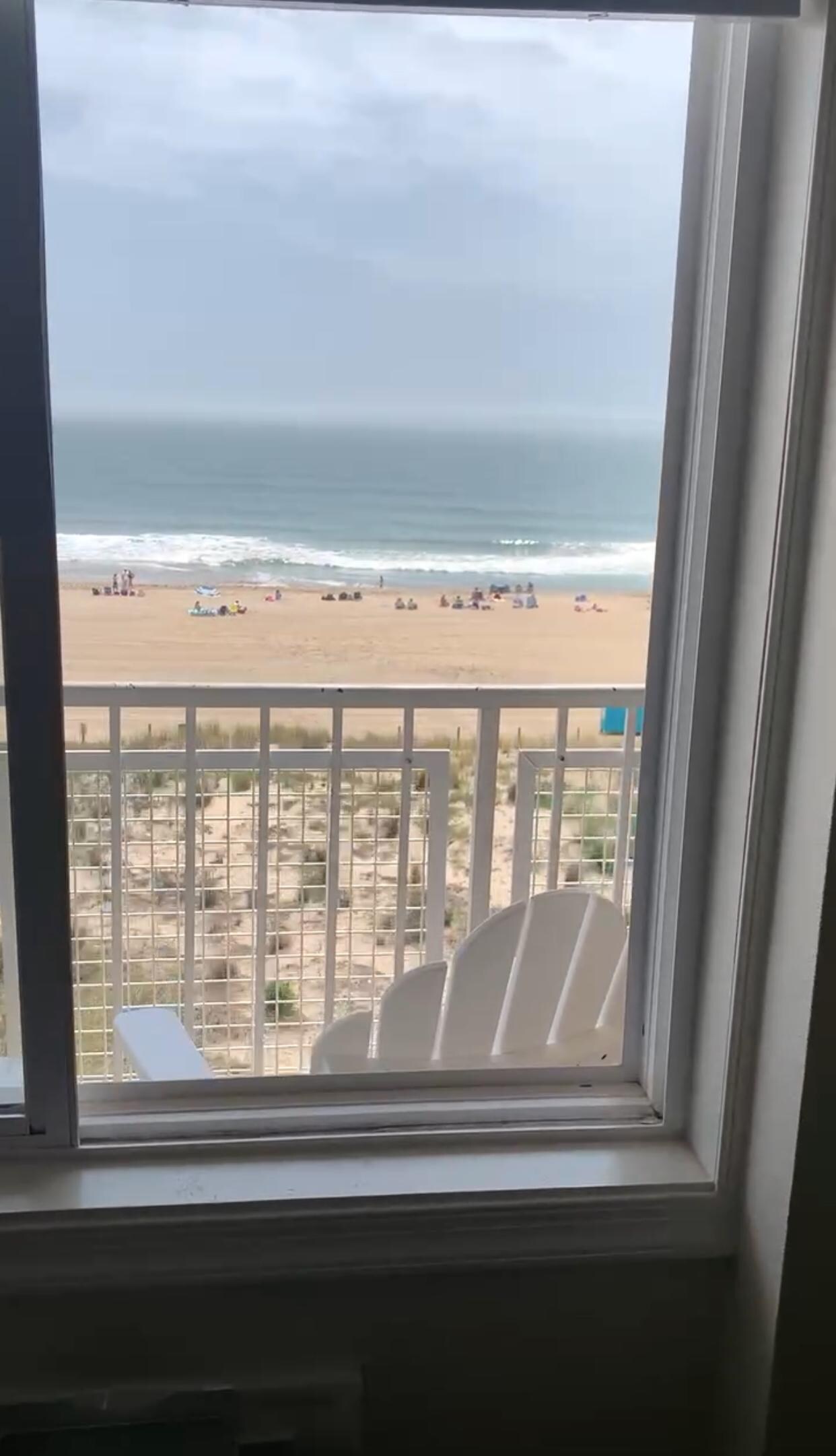 The Ocean view from our suite. 