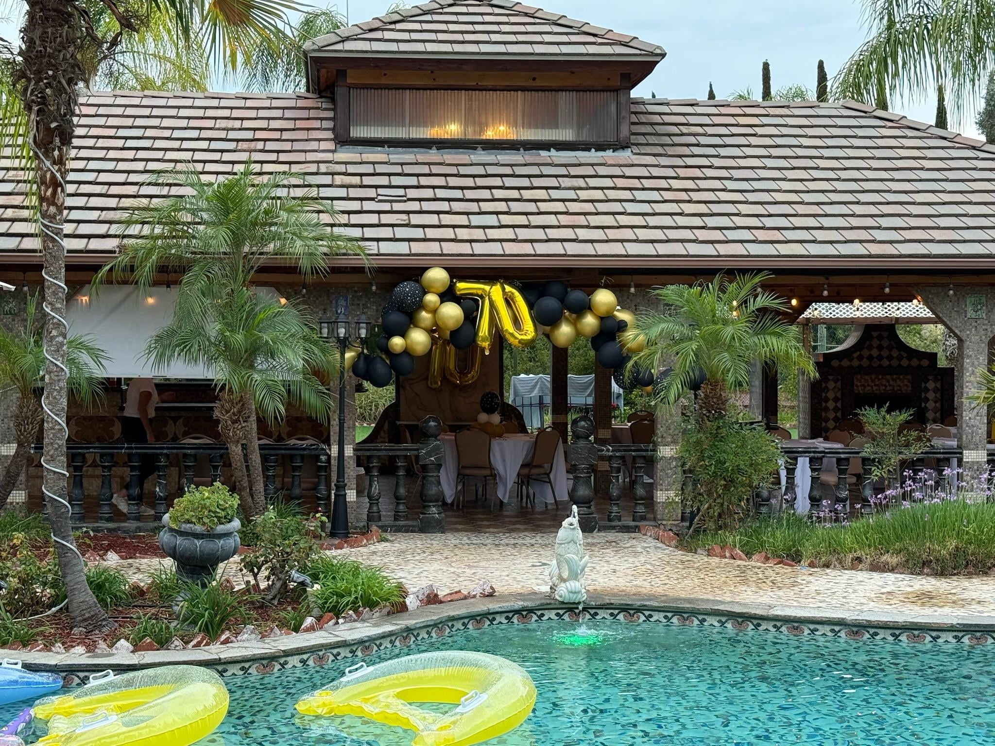 Outdoor covered area