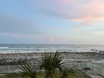 View from balcony.