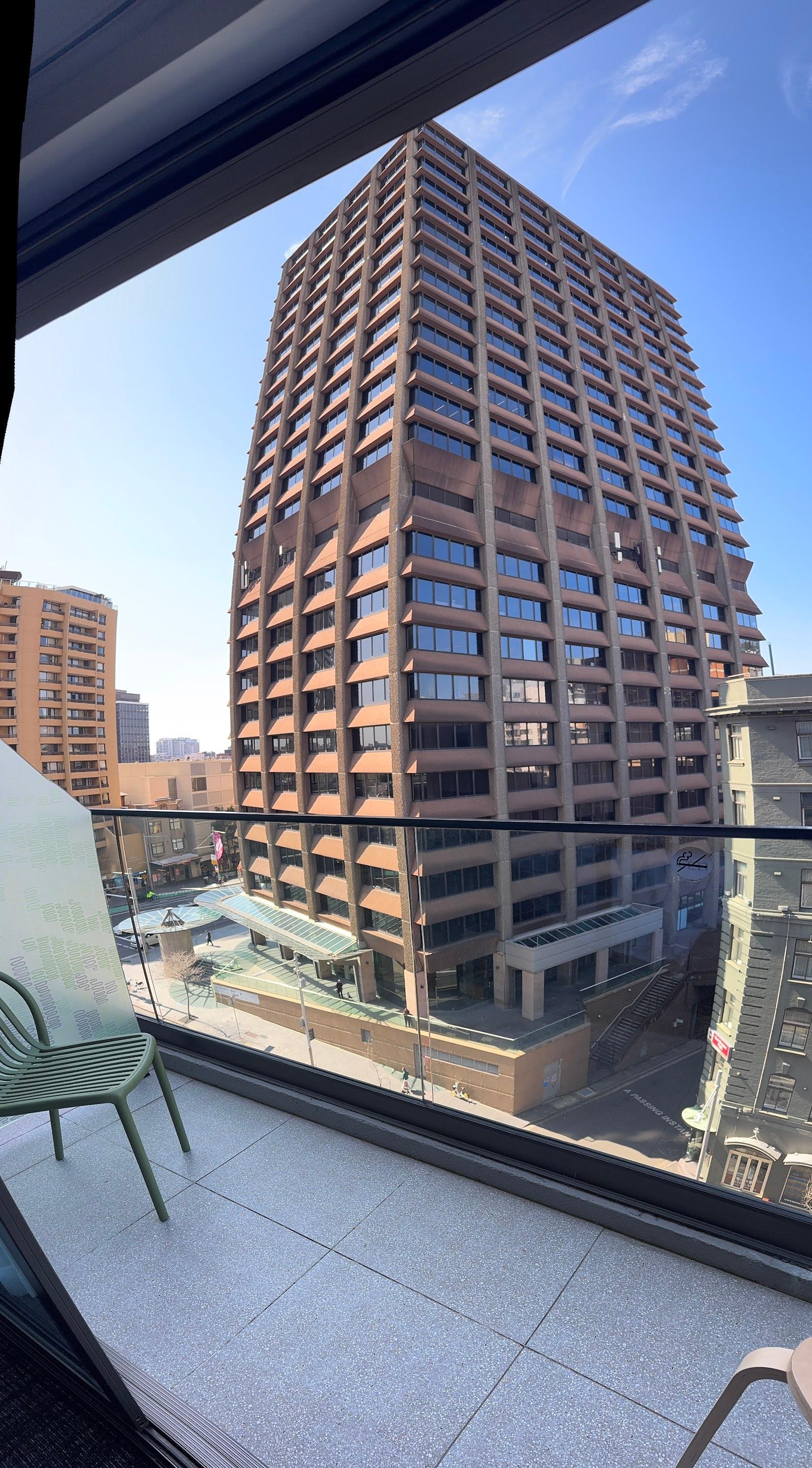 Vue depuis le balcon