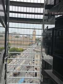 View from inside of hotel