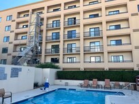 Halbes hotel is baustelle