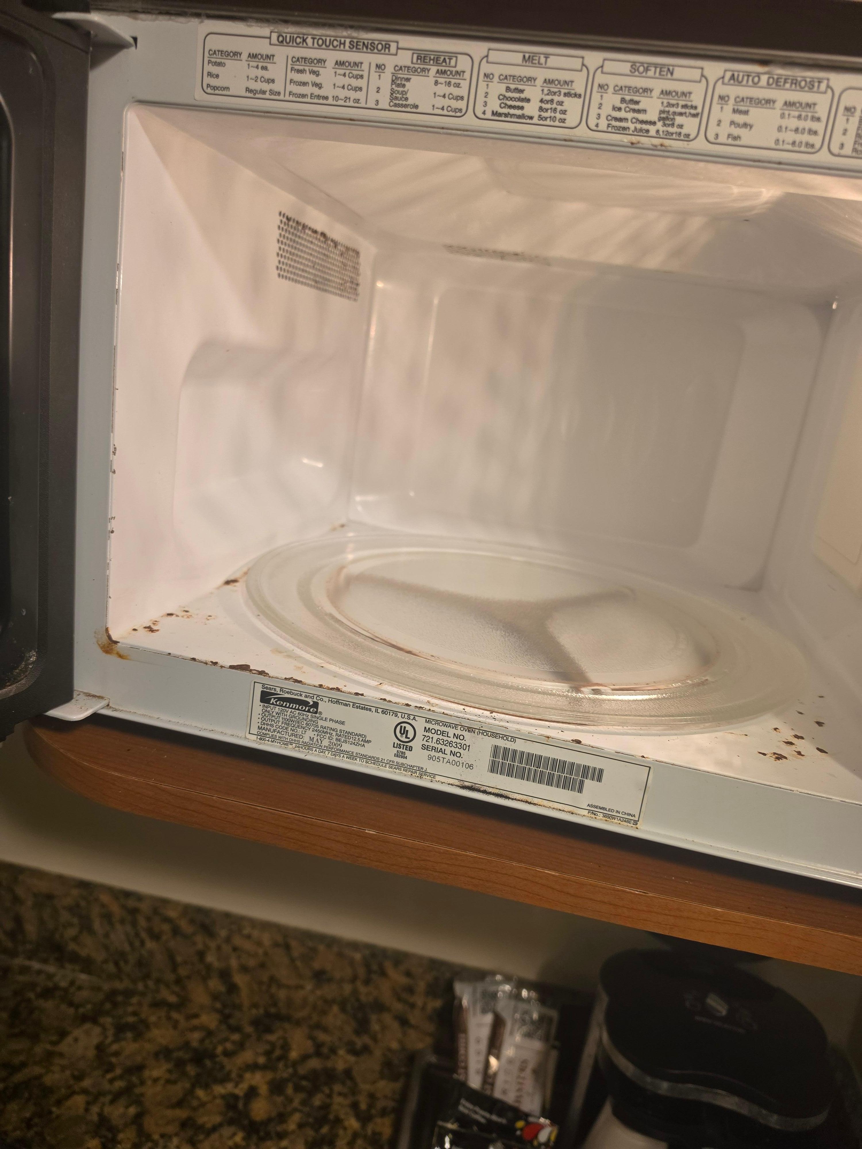Dirty microwave 