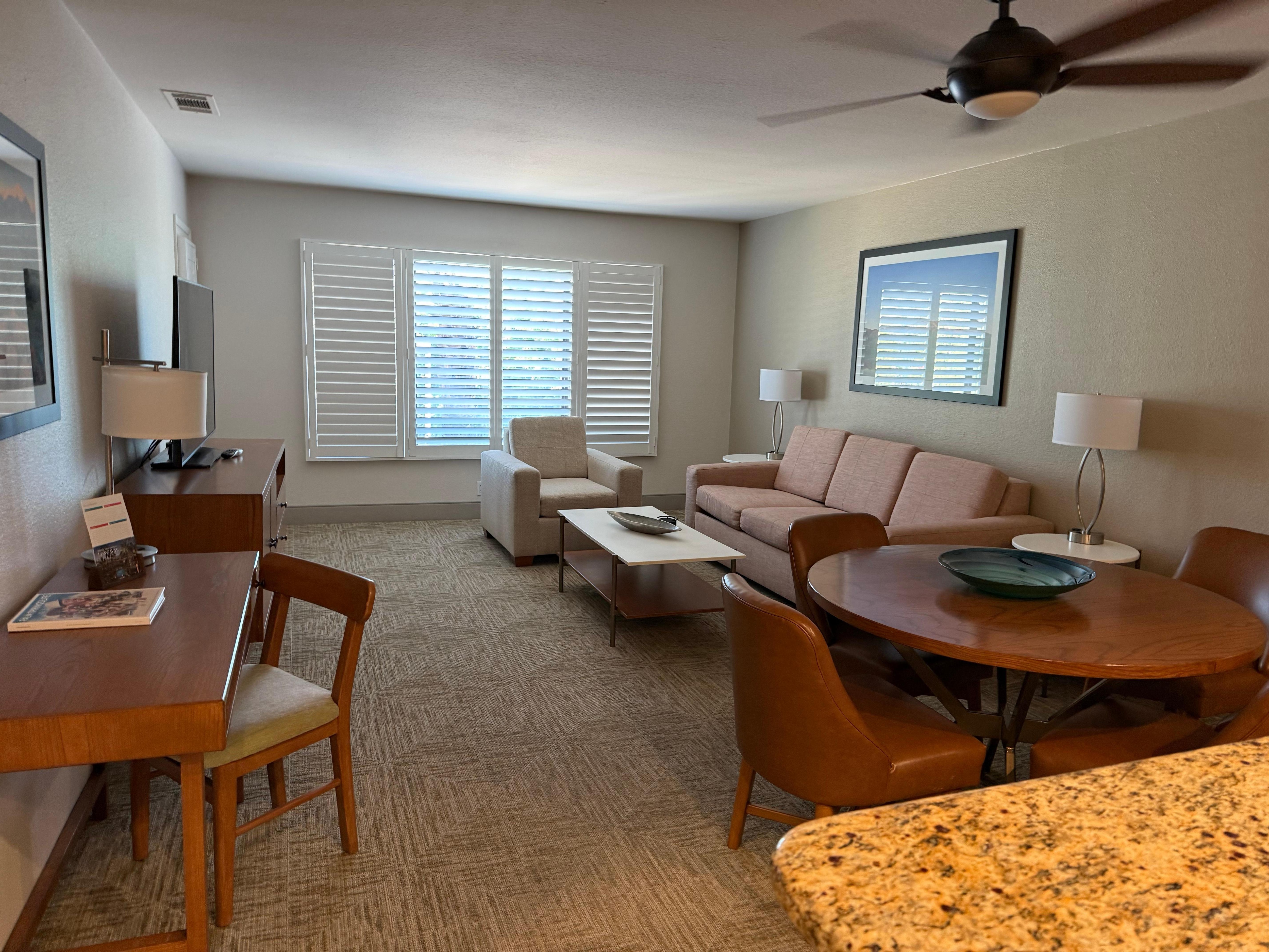 Living Room and Dining Room