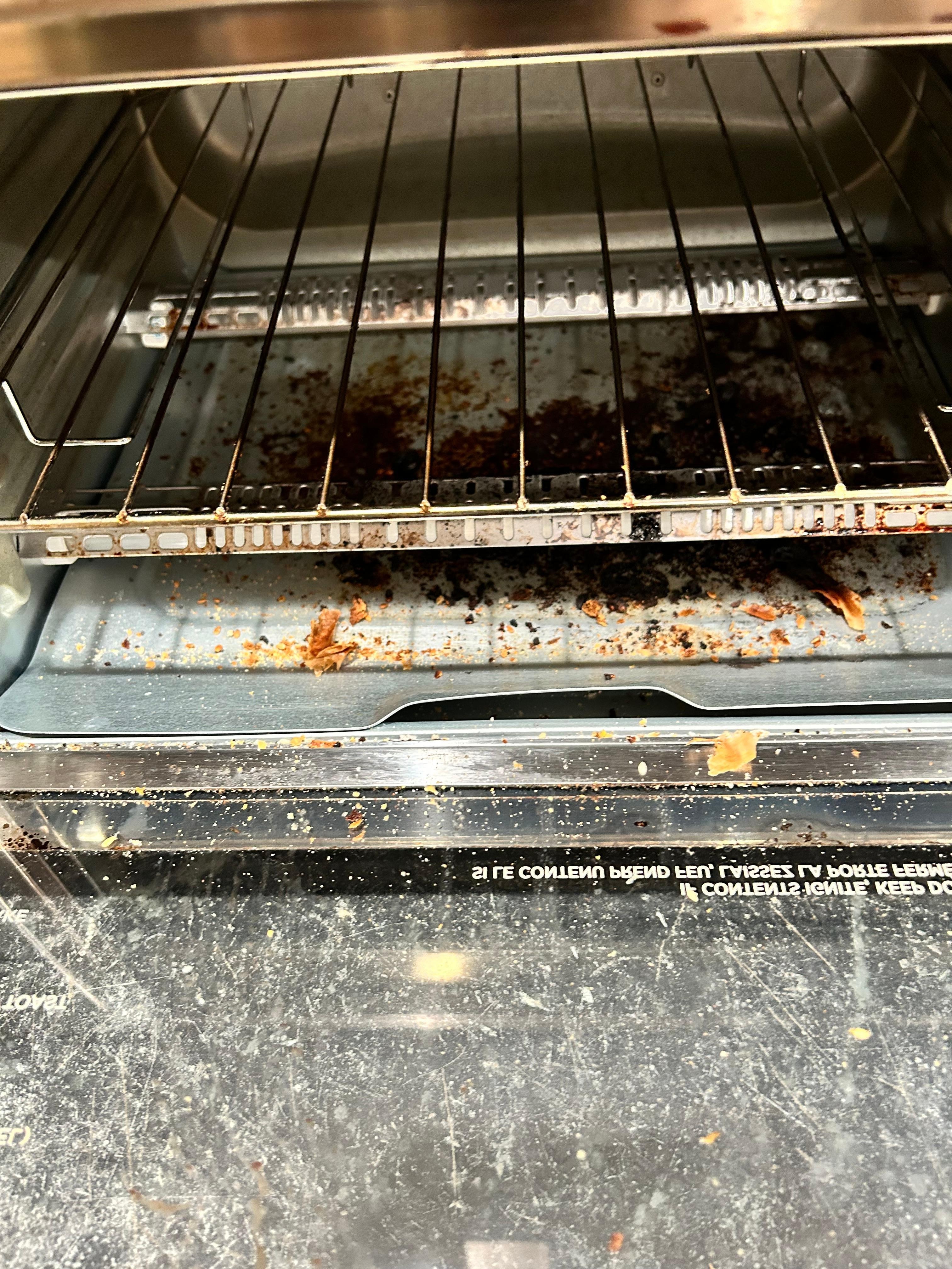 The toaster oven on check in day.