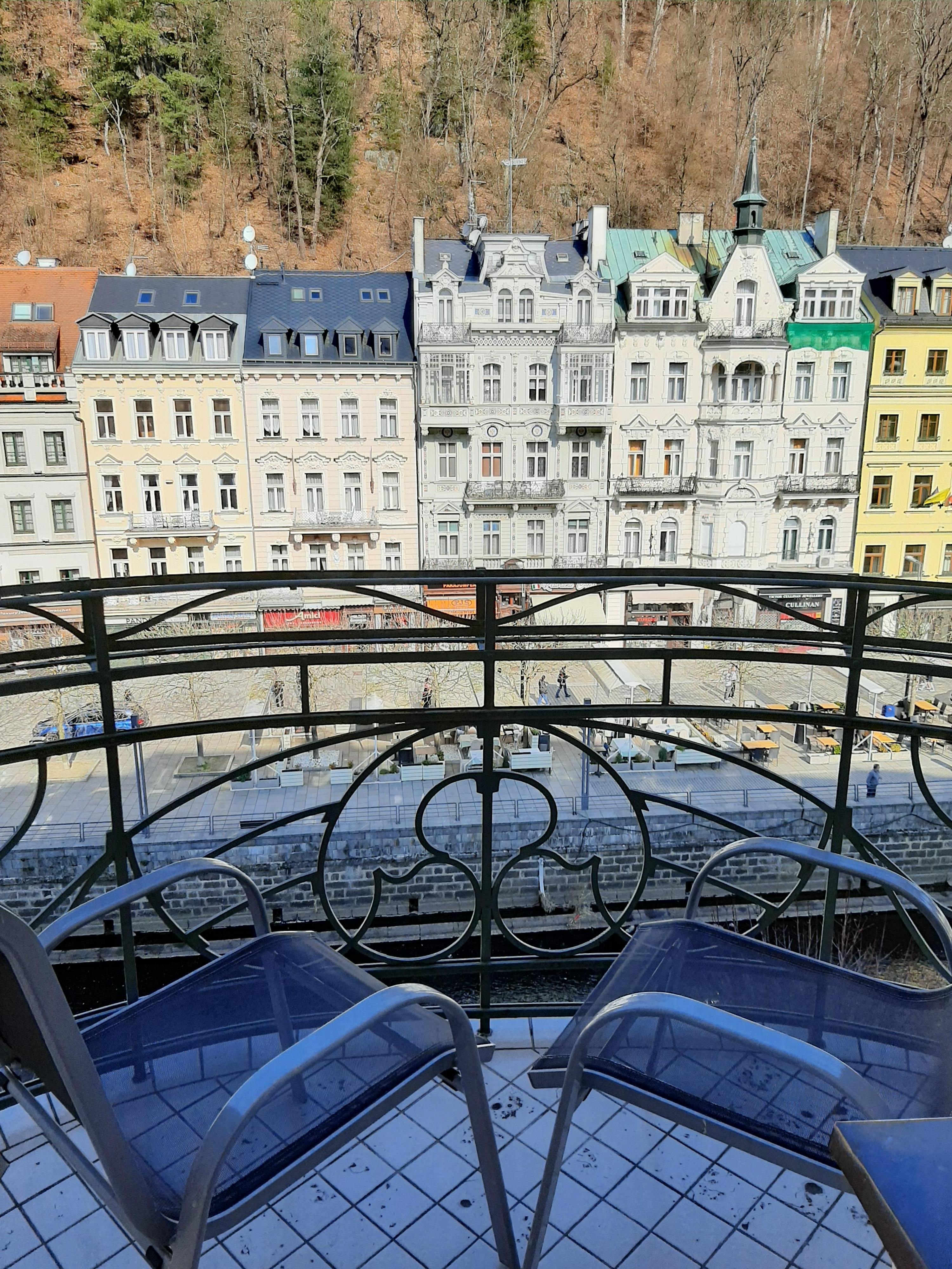 Blick aus dem Zimmer Fluss-Seite

