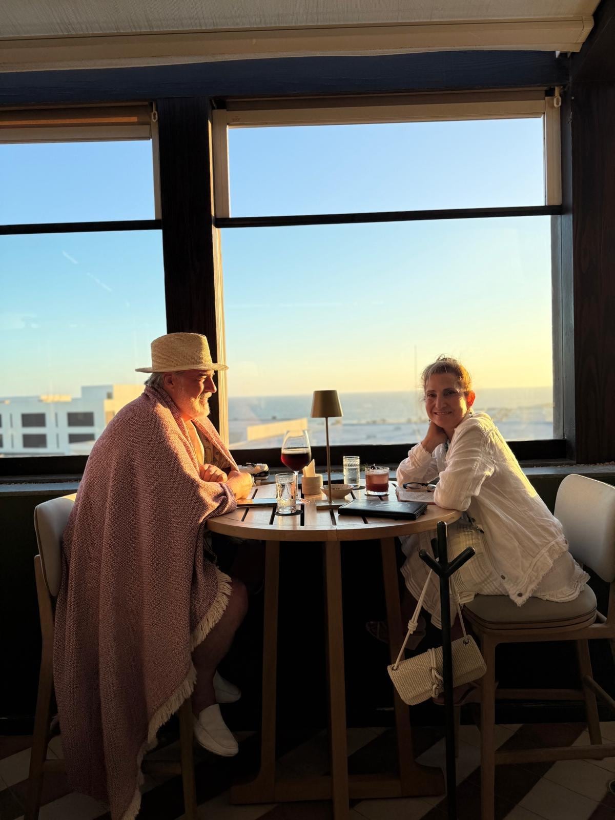 The M Bar to see the sunset