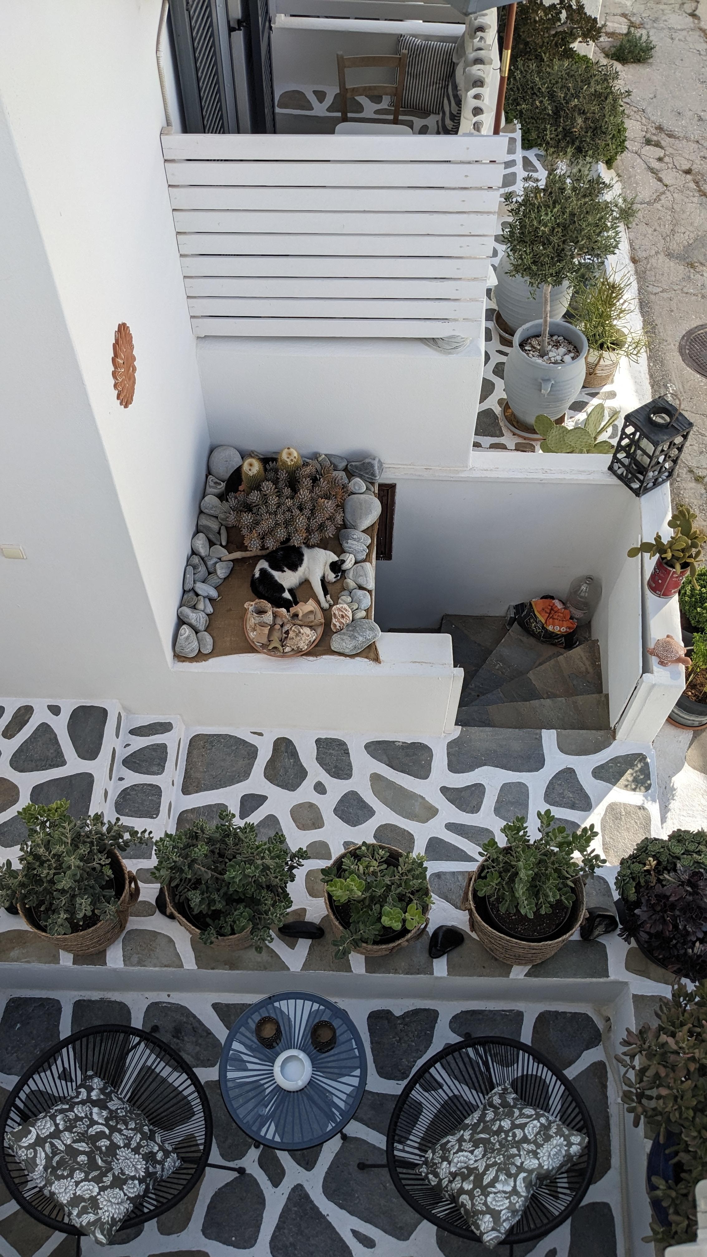 View from balcony of our apartment.