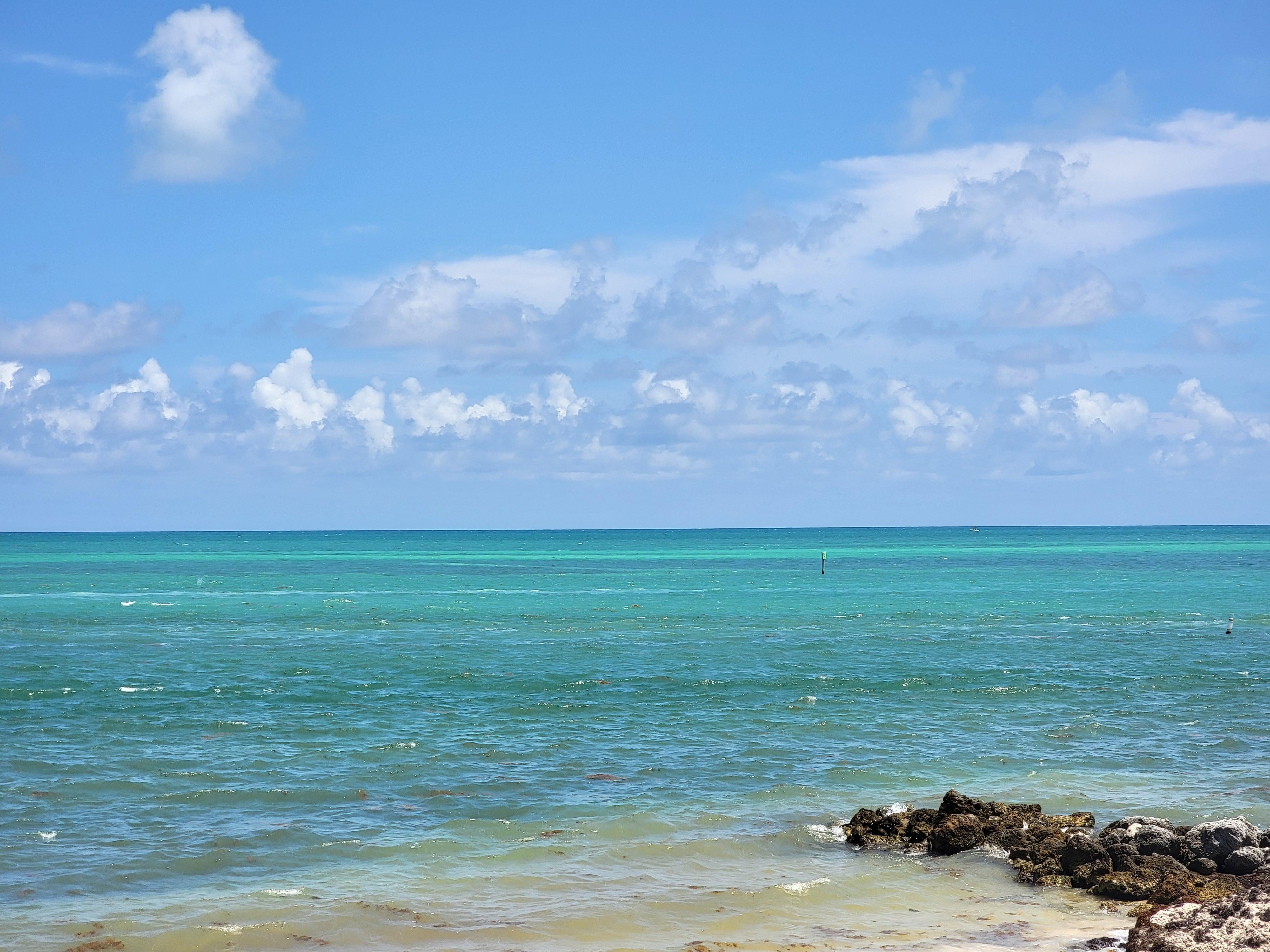 The beach on a gorgeous sunny day!