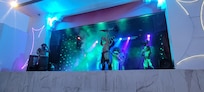 Aztec show at the outdoor theater. The resort offers some sort of entertainment daily. The magic show was great