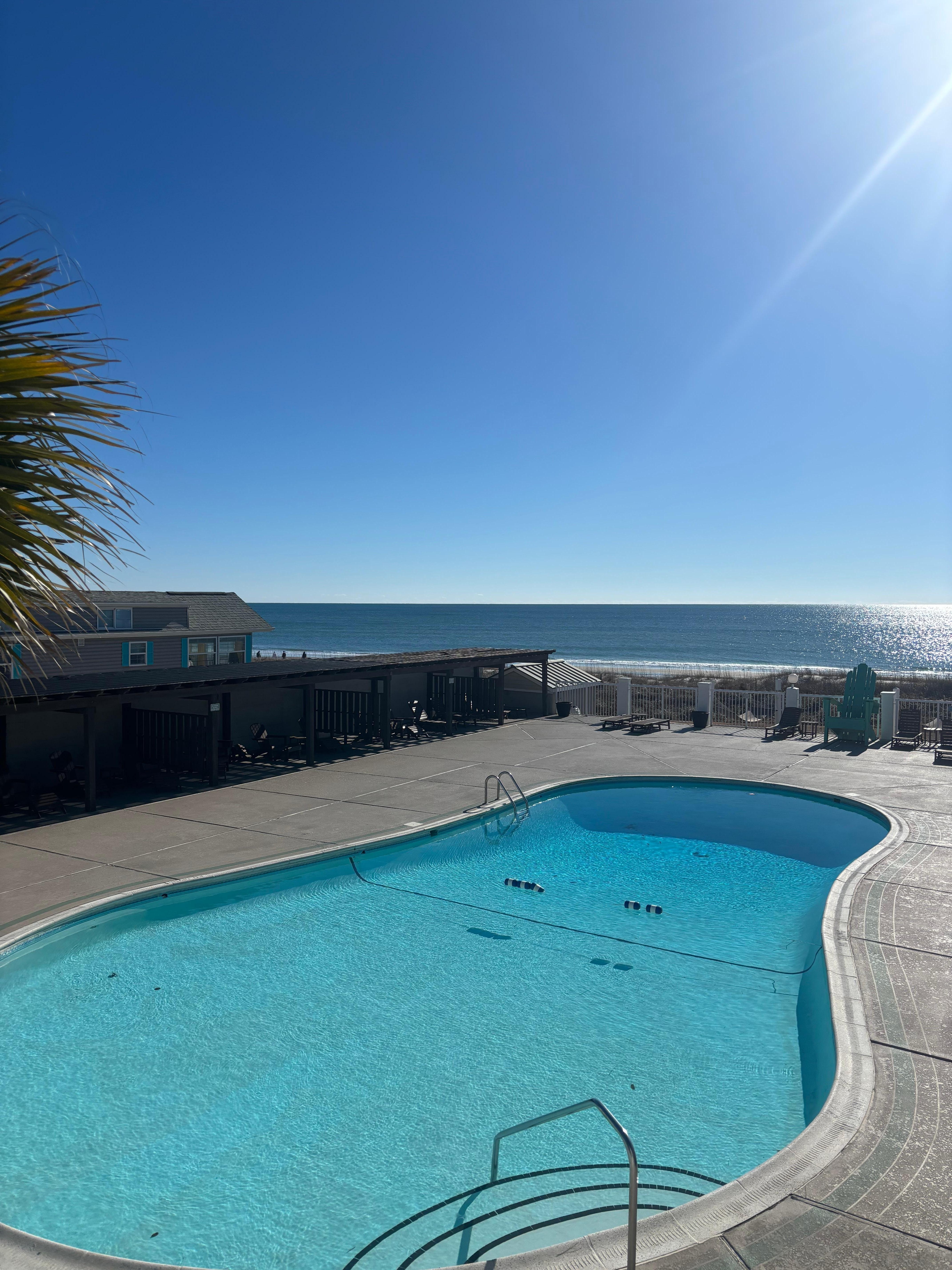 View front upstairs porch area