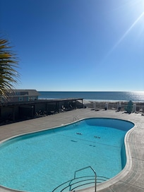 View front upstairs porch area