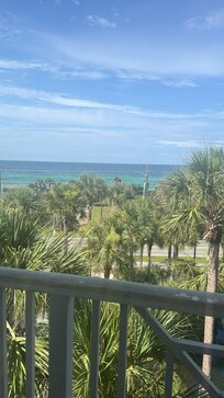 View from balcony.