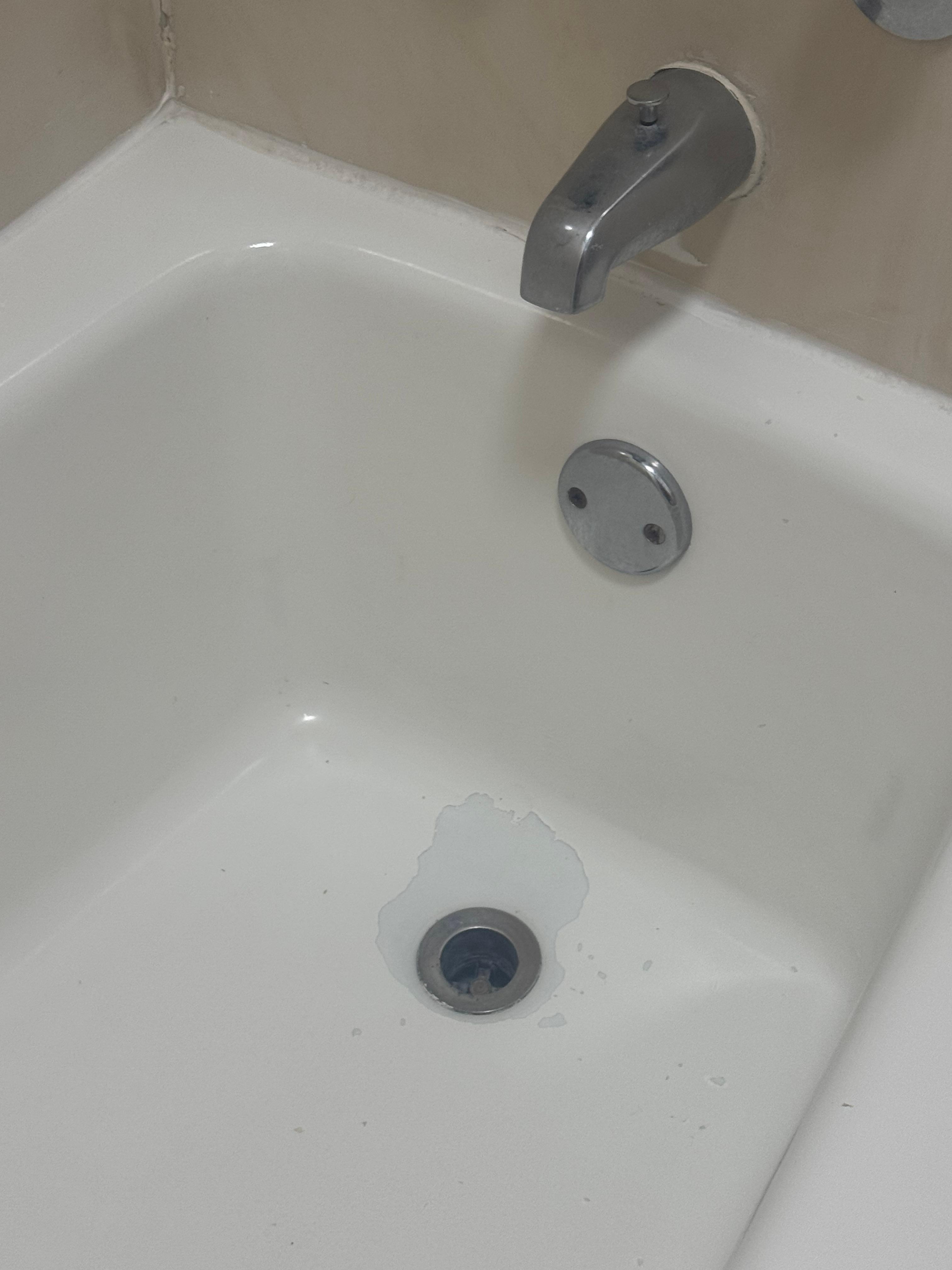 Tub wasn’t very clean