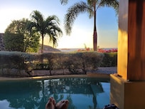 Our first morning sunrise.