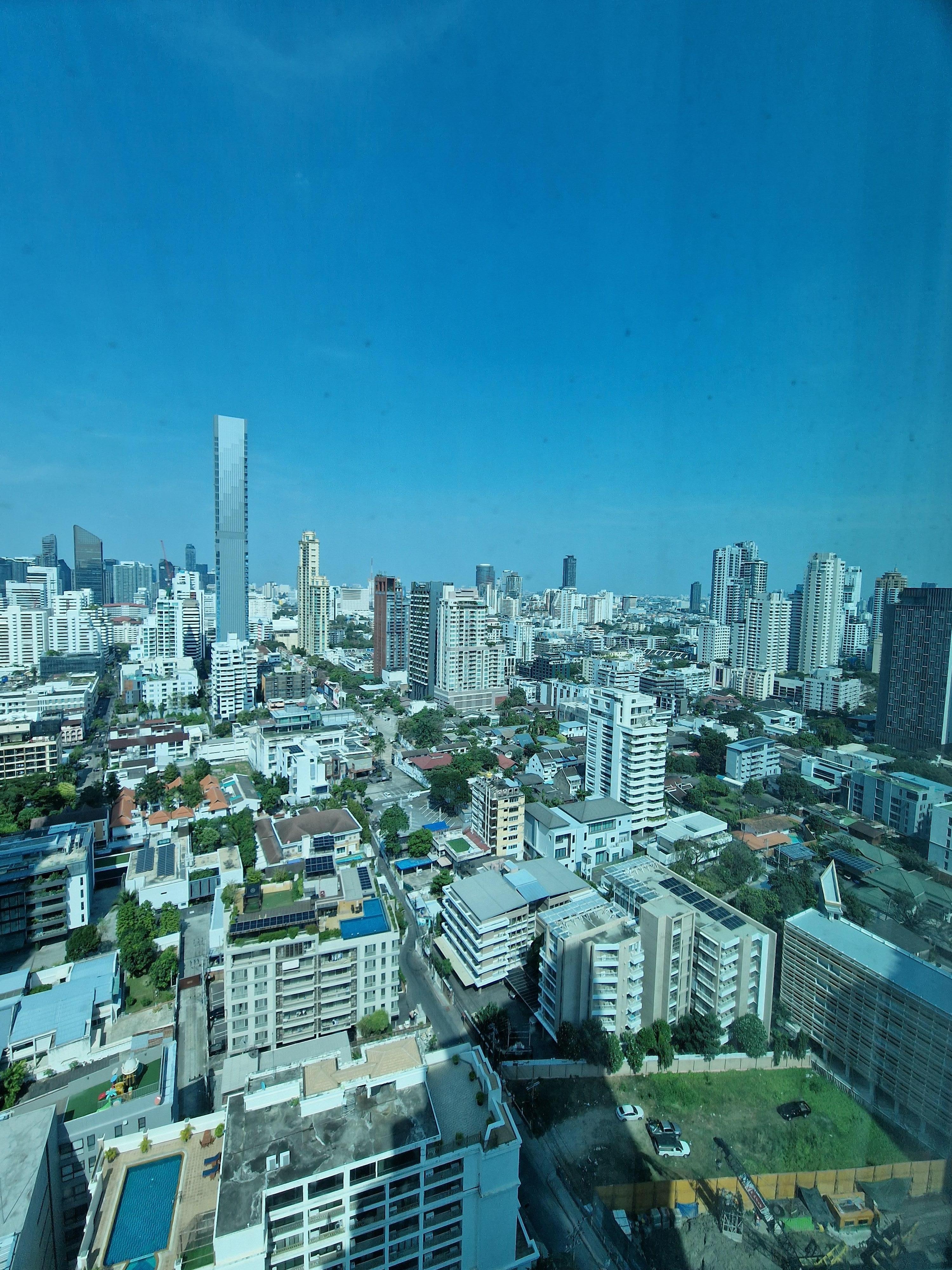 Zicht vanop de 23e verdieping.