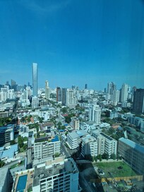 Zicht vanop de 23e verdieping.