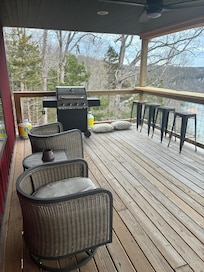 Back deck left side view