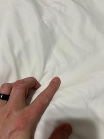 We kept finding hair on the sheets, pillowcases, and bedspreads on all 4 beds.