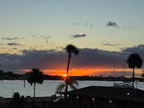 Sunrise from the balcony.