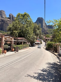 View from the street in front of the hotel